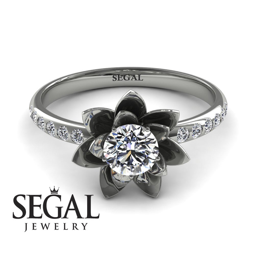 Adam's custom Lotus Flower Diamond ring - Lotus no. 31